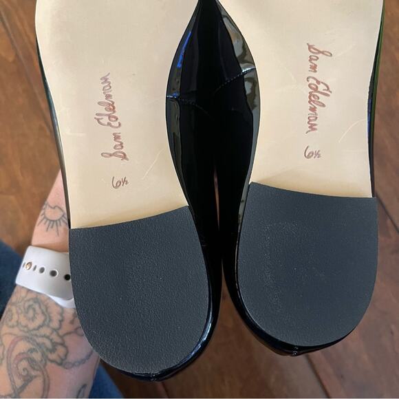 Sam Edelman Wanda Pointed Toe Flats in Black - Picture 5 of 6